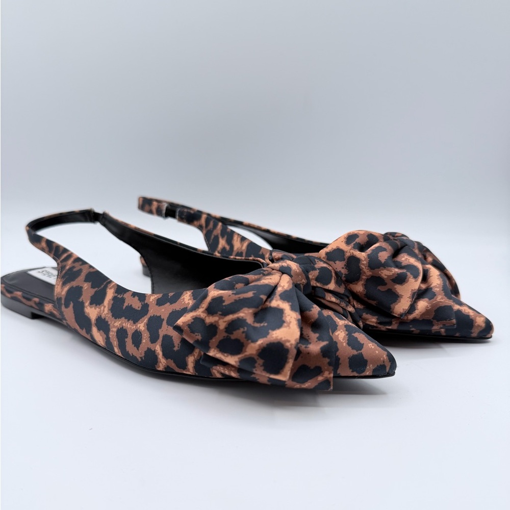 Steve Madden Luck Leopard Flats NIB